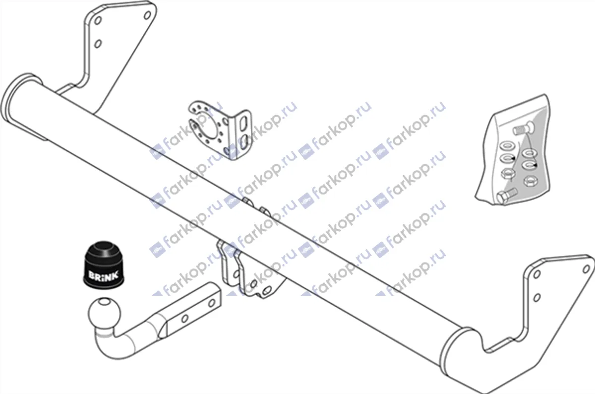 Фаркоп Brink для Mercedes Vito (W639) 2005-2014 459000 в 