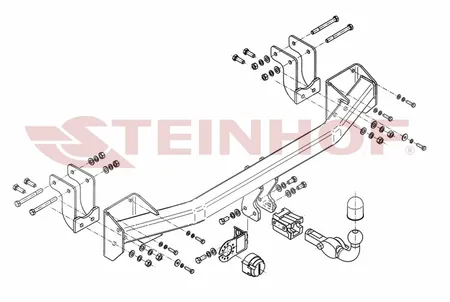 Фаркоп Steinhof для Mitsubishi Outlander 2012- M-357 в 