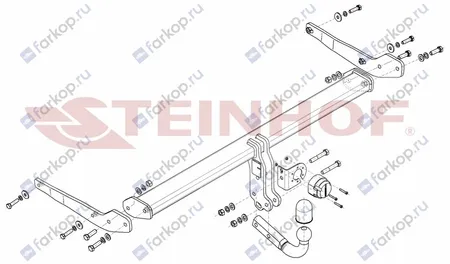 Фаркоп Steinhof для Skoda Kodiaq 2016- S-291 в 