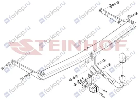 Фаркоп Steinhof для Skoda Karoq 2017- S-293 в 