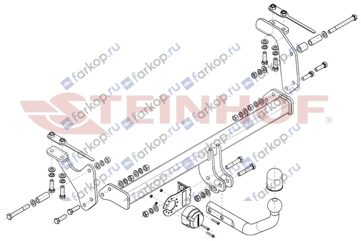 Фаркоп Steinhof для Suzuki Jimny 2018- S-428 в 