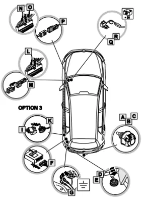 Электрика фаркопа Brink (7 pin) для Skoda Karoq 2018- 701503 в 