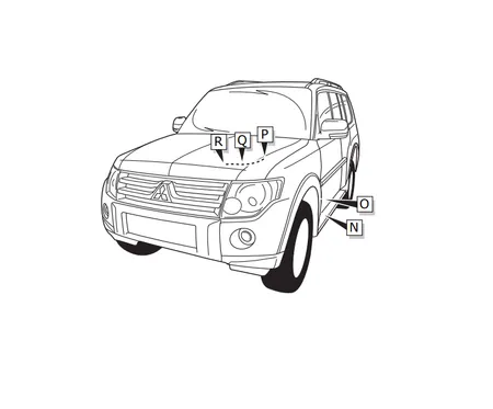 Электрика фаркопа ECS (7 pin) для Mitsubishi Pajero 2007- MT072FH в 