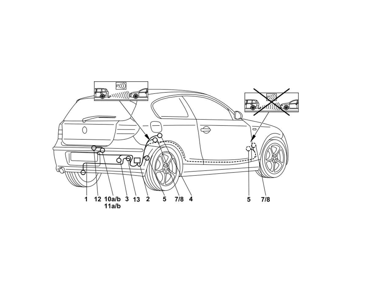 Электрика фаркопа Westfalia (7 pin) для BMW X1 2009-2014 303460300107 в 