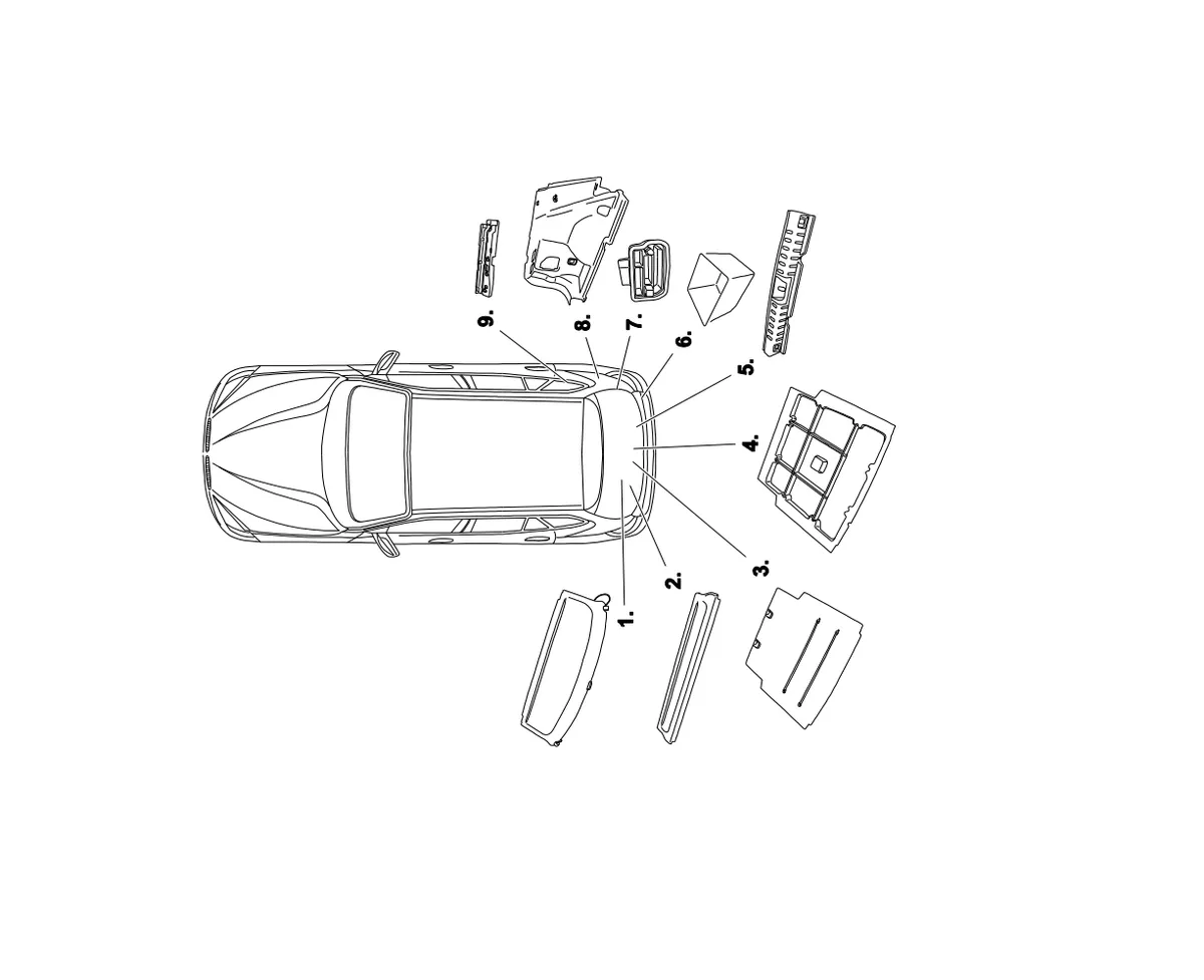 Электрика фаркопа Brink (7 pin) для BMW X1 2009-2015 703363 в 