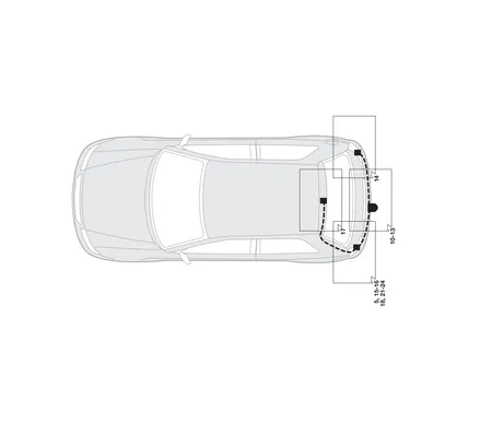 Электрика фаркопа Hak-System (13 pin) для Mazda 2 2003-2007 26120504 в 