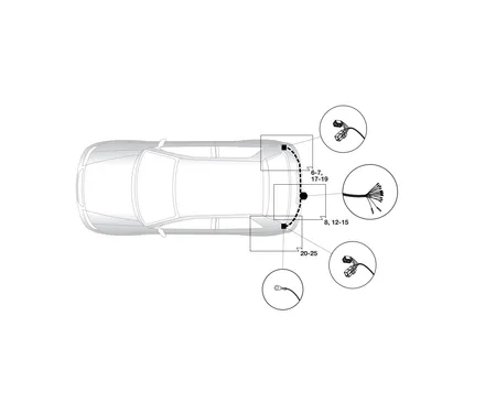 Электрика фаркопа Hak-System (13 pin) для Suzuki Alto 2009-2014 26500526 в 