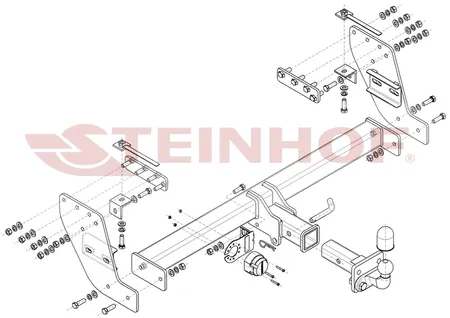 Фаркоп Steinhof для Fiat Fullback 2015-2019 M-333 в 