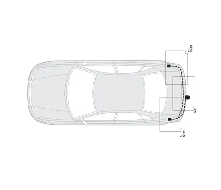 Электрика фаркопа Hak-System (7 pin) для Skoda Superb 2002-2008 16220003 в 