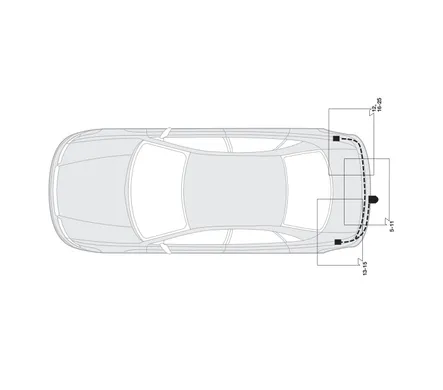 Электрика фаркопа Hak-System (13 pin) для Skoda Superb 2002-2008 26220003 в 