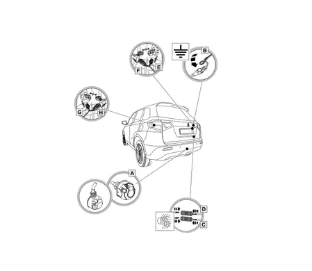 Электрика фаркопа Brink (7 pin) для Suzuki Vitara 2015- 751371 в 