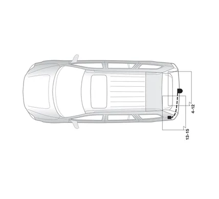 Электрика фаркопа Hak-System (13 pin) для Volvo V70 2004-2007 21260504 в 