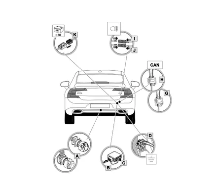 Электрика фаркопа Brink (7 pin) для Volvo XC90 2014- 759313 в 