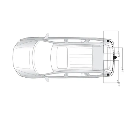 Электрика фаркопа Hak-System (13 pin) для Volvo XC90 2003-2004 21260501 в 