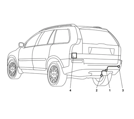 Электрика фаркопа Westfalia (13 pin) для Volvo XC90 2002-2014 320049300113 в 