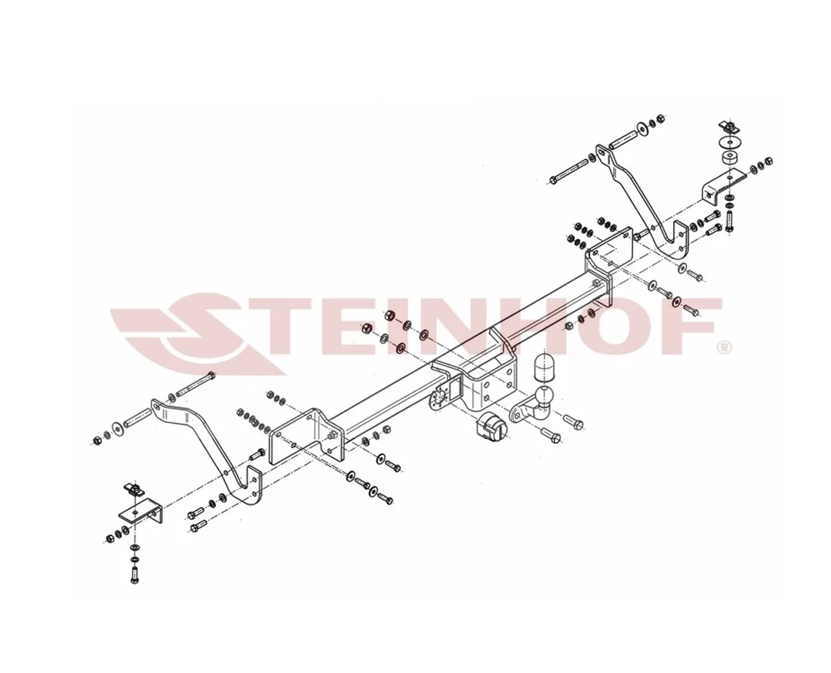 Фаркоп Steinhof для Citroen Jumper 2006-2014 F-066 в 