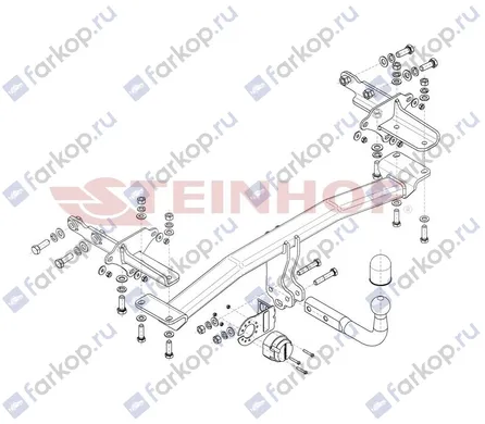 Фаркоп Steinhof для Fiat 500X 2014- J-073 в 