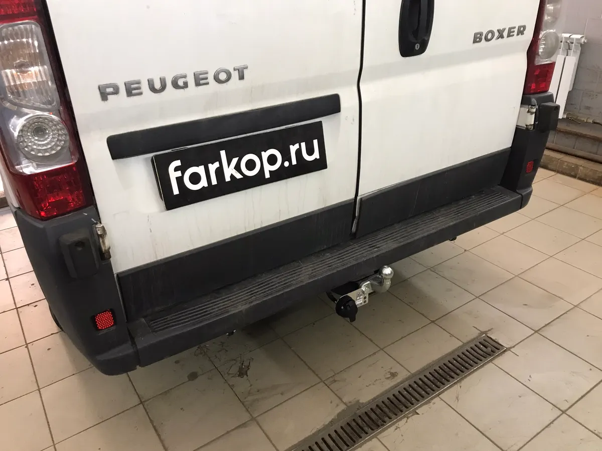 Фаркоп Лидер Плюс для Peugeot Boxer (L1,L2,L3) 2006- P107-F в 