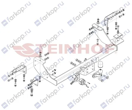 Фаркоп Steinhof для Fiat Ducato Sollers 2008- F-063 в 