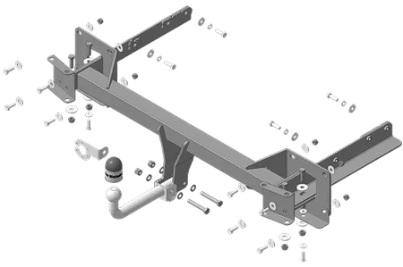 Фаркоп Motodor для Mercedes M-class 2005-2011 91205-A в 