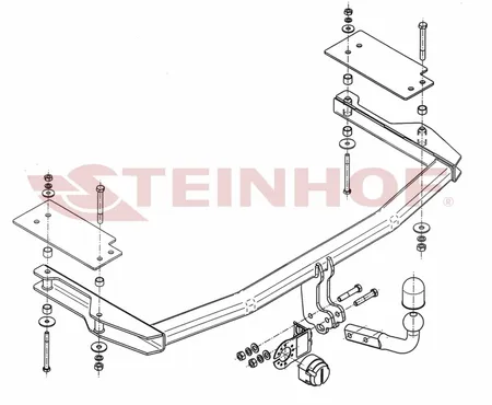 Фаркоп Steinhof для Mazda 6 2003-2008 M-022 в 