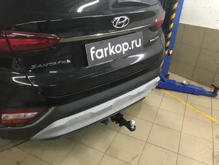 Фаркоп Лидер Плюс для Hyundai Santa Fe 2018-2022 Арт. H230-E H230-E в Санкт-Петербург