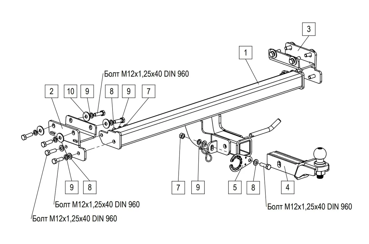 Фаркоп TowRus для Tenet T4L 2026- 269086 в Санкт-Петербург Фаркоп TowRus для Tenet T4L 2026- 269086 в Санкт-Петербург