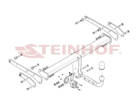 Фаркоп Steinhof для Audi Q5 2026- A-111 в Санкт-Петербург