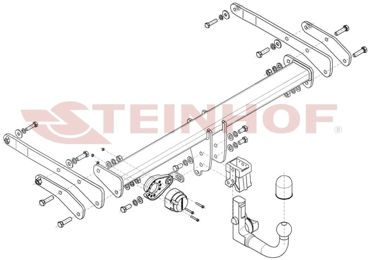 Фаркоп Steinhof для Audi Q5 2026- A-112 в Санкт-Петербург