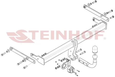 Фаркоп Steinhof для Mazda 3 (седан) 2019- Арт. M-061 M-061 в Санкт-Петербург