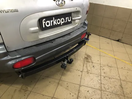Фаркоп Лидер Плюс для Hyundai Santa Fe 2001-2006 H205-A в Санкт-Петербург