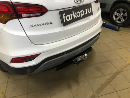Фаркоп Лидер Плюс для Hyundai Santa Fe 2012-2018 H224-F в Санкт-Петербург