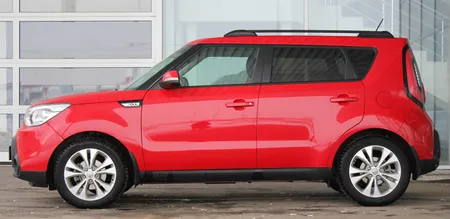 Рейлинги для KIA SOUL с 2013 по наст., полимер черный 0236-02 в 