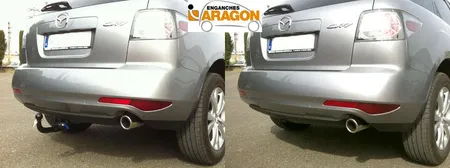 Фаркоп Aragon для Mazda CX-7 2007-2012 E4007AV в 