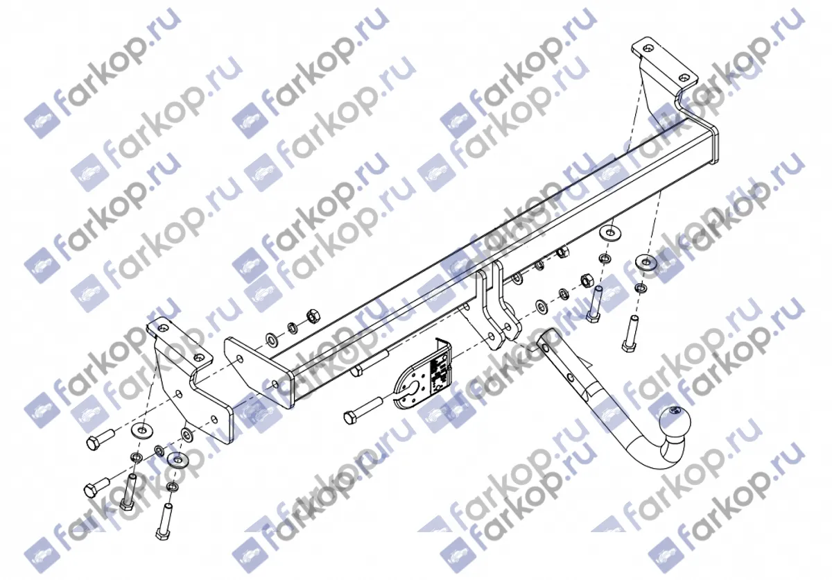 Фаркоп Imiola для Chevrolet Viva 2004-2008 O.007 в 