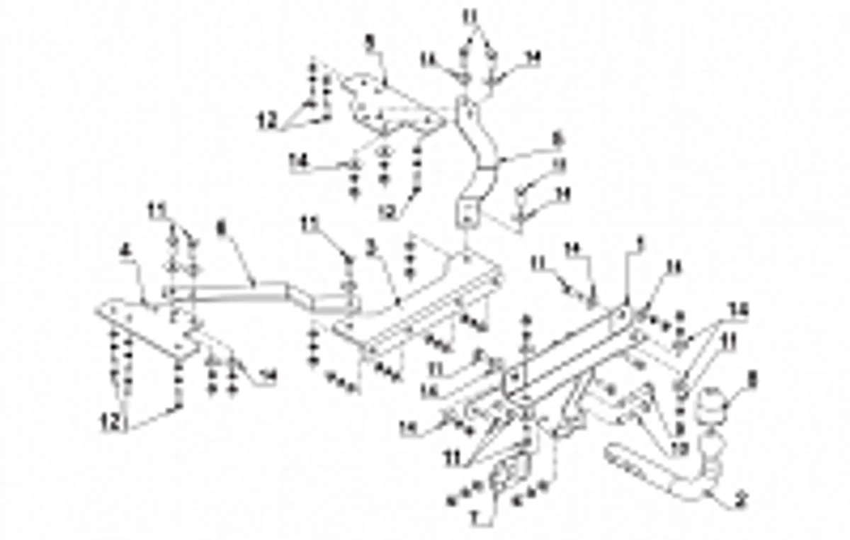 Фаркоп Auto-Hak для Volvo S40 2004-2012 L 23 в 