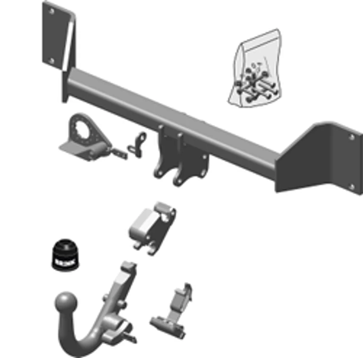 Фаркоп Brink для BMW X3 (G01) 2017- 648600 в 