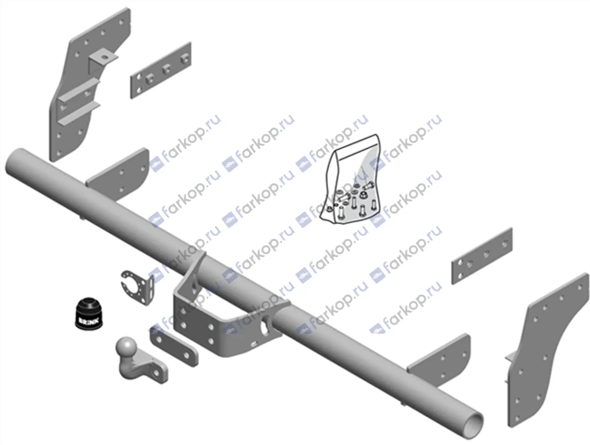 Фаркоп Brink для Fiat Fullback 2016- 604400 в 