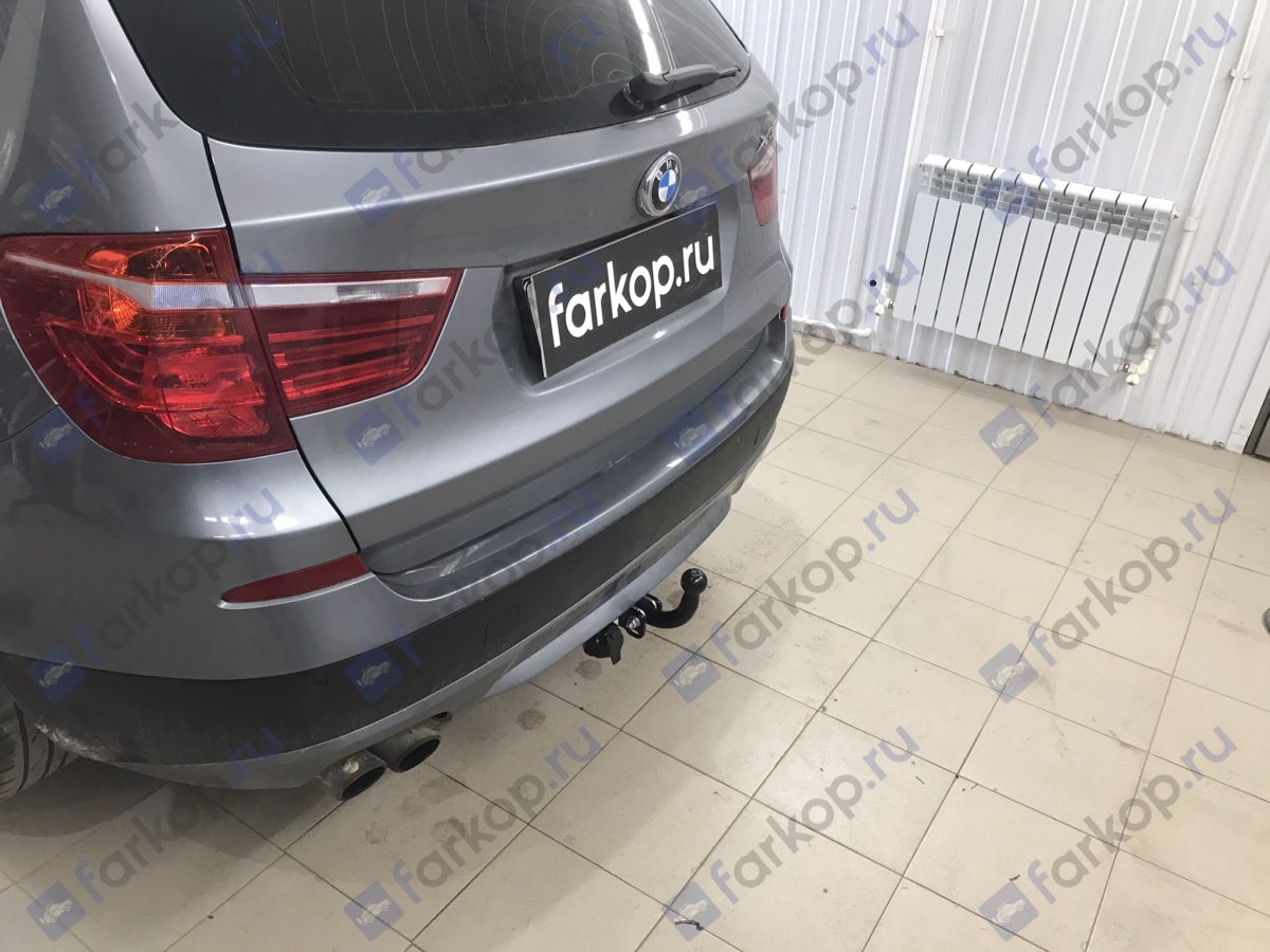 Установили фаркоп Лидер Плюс для BMW X3 2013 г.
