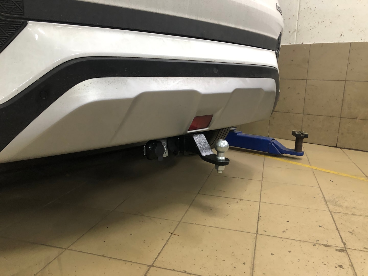 Установили фаркоп Лидер Плюс для Hyundai ix35 2022 г. в.