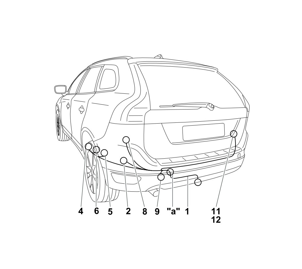 Электрика фаркопа Westfalia (7 pin) для Volvo XC60 2008-2017 320543300107 в 