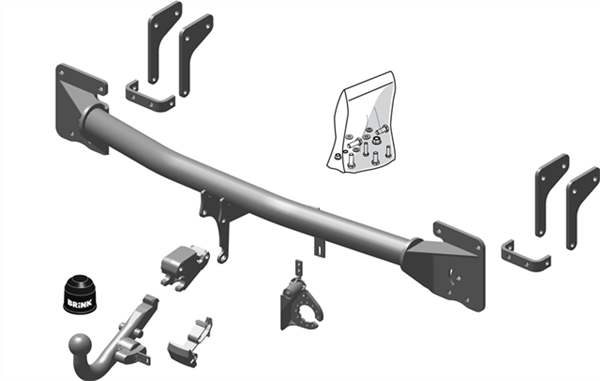 Фаркоп Brink для Mitsubishi Outlаnder 2012-2015 Арт. 567900 567900 в 