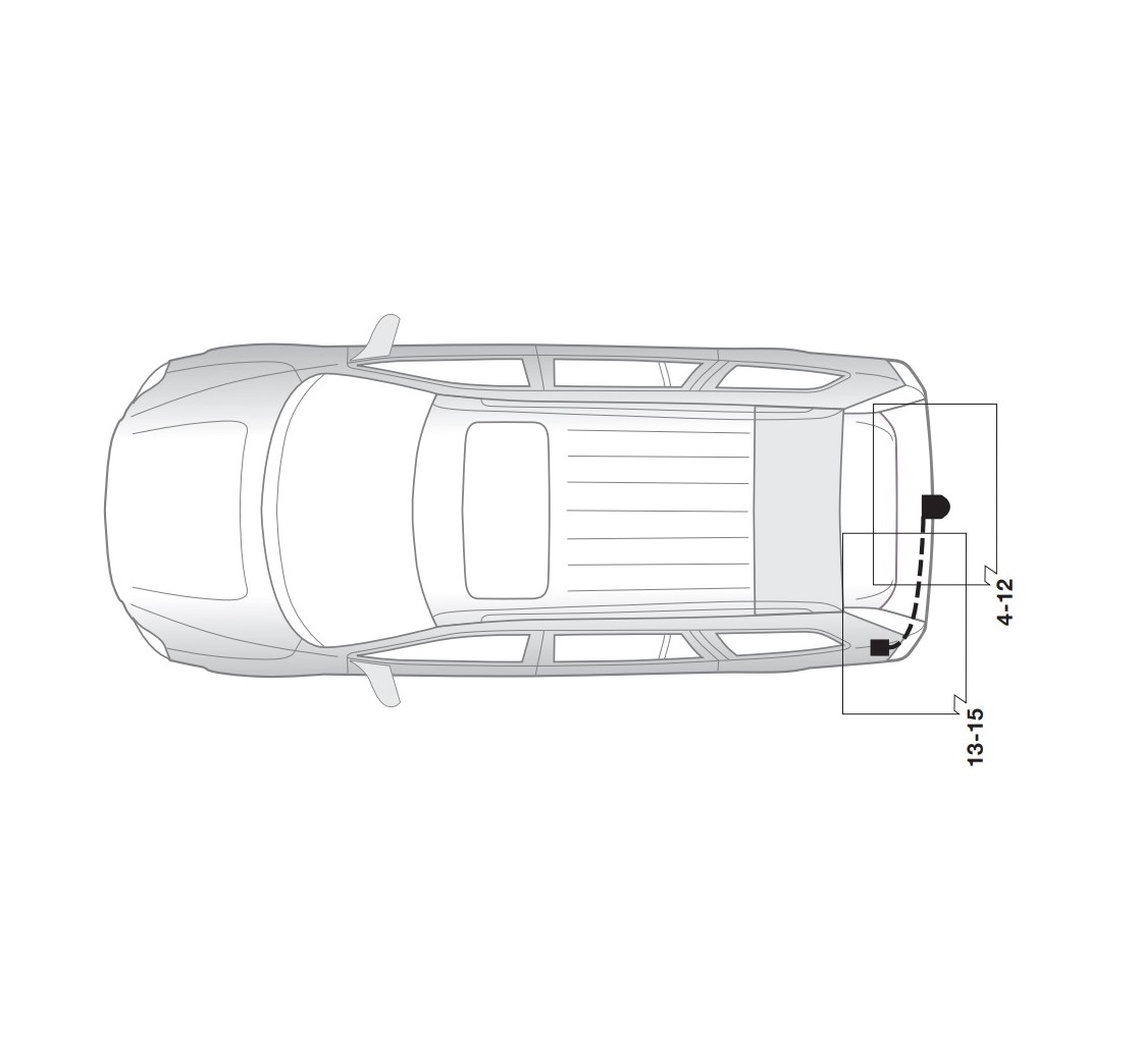 Электрика фаркопа Hak-System (7 pin) для Volvo V70 2004-2007 12260504 в 