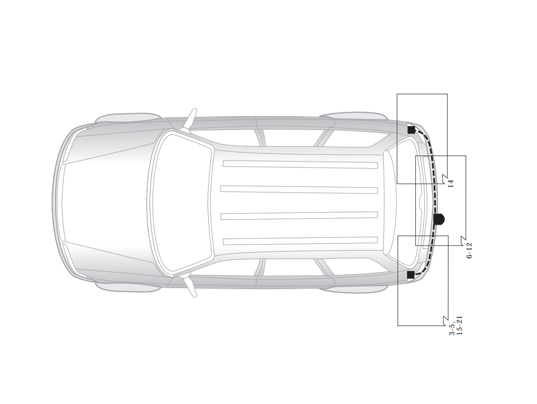 Электрика фаркопа Hak-System (13 pin) для Audi A6 Allroad 2000-2006 26010500 в 