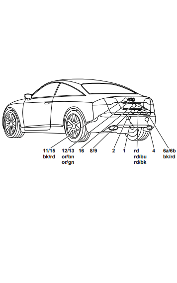 Электрика фаркопа Westfalia (13 pin) для Audi A5 2007-2016 305216300113 в 