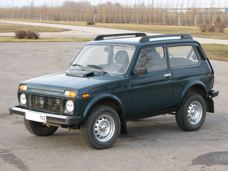 Рейлинги для Lada 4х4 3 дв. 1977-2021, полимер черный 0212-К-02 в 