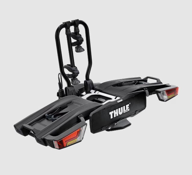 Велокрепление на фаркоп Thule EasyFold XT 13pin Black для перевозки 2-х велосипедов 933101 в 