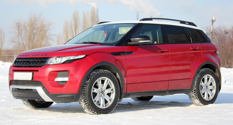 Рейлинг для Land Rover RANGE ROVER EVOQUE 2011-2018, полимер черный 0272-02 в 