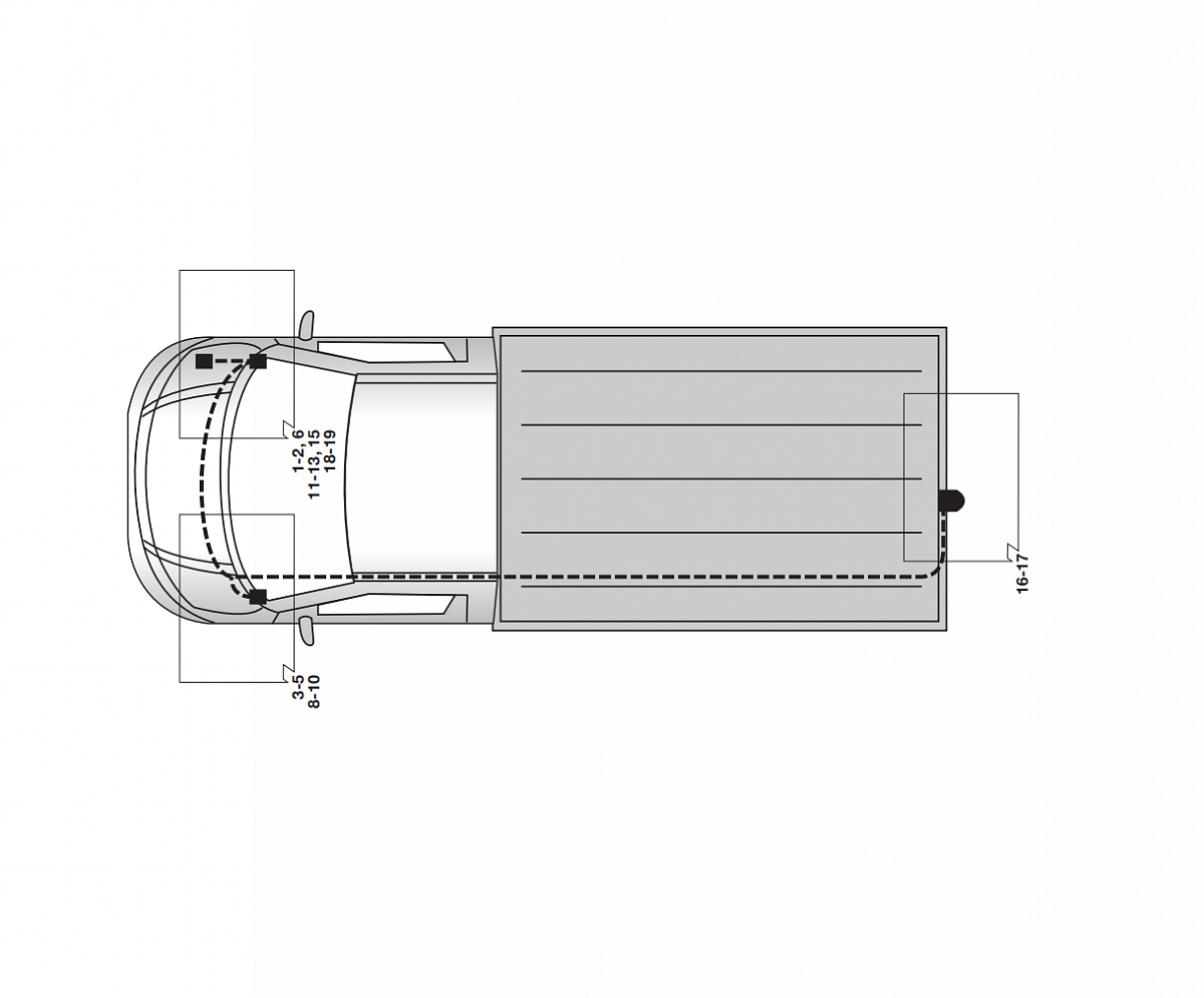 Электрика фаркопа Hak-System (13 pin) для Fiat Ducato 2002-2006 в Санкт- Петербурге