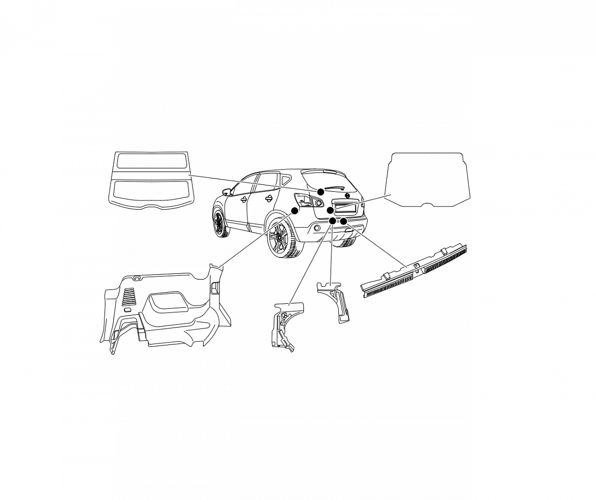 Электрика фаркопа Brink (7 pin) для Nissan Qashqai 2007-2014 732583 в 